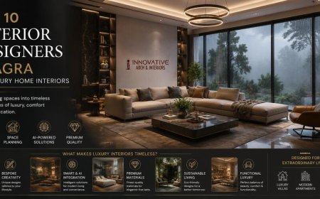 Top 10 Interior Designers in Agra for Luxury Home Interiors