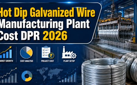 Hot Dip Galvanized Wire Manufacturing Plant DPR – 2026: Investment Cost, Market Growth and Machinery