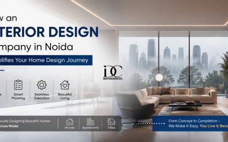 How an Interior Design Company in Noida Simplifies Your Home Design Journey