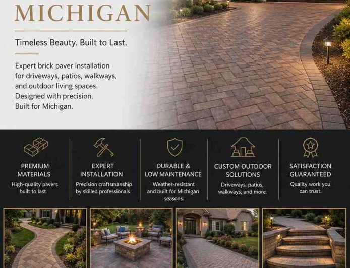 From Cracked to Flawless: Brick Paver Repair Tips for Michigan Homes