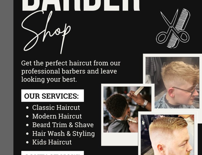 Experience Premium Grooming Services with Stylish Haircuts, Expert Beard Shaping & Clean Traditional Shaves at a Professional Barber Shop