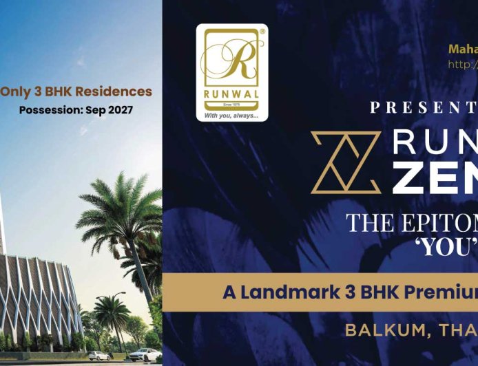 Runwal Zenith Thane | 3 BHK Flats in Balkum, Thane West