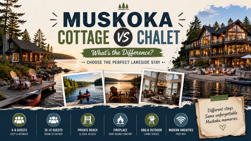 Muskoka Cottage vs Chalet: Which One Should You Book for a Group