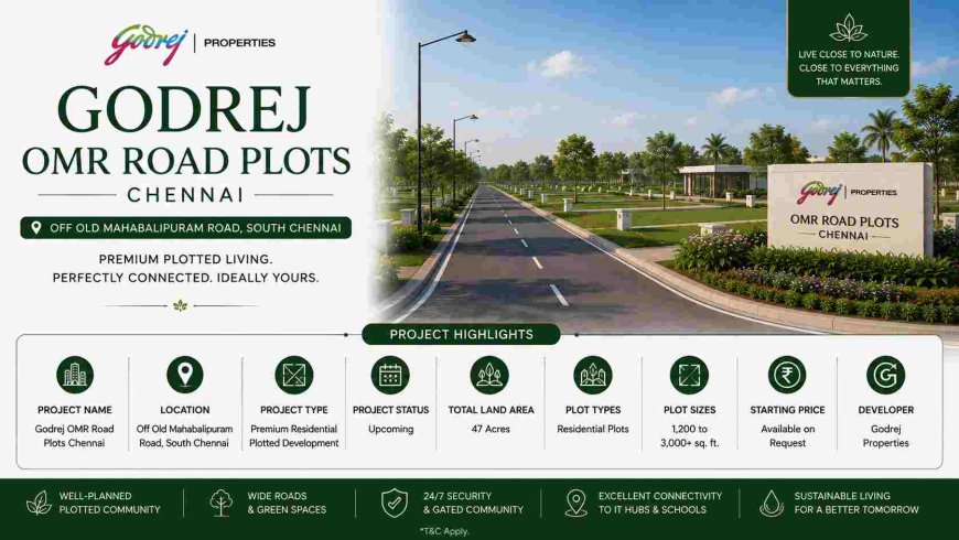 How to Book a Plot in Godrej OMR Road Plots Chennai? Step-by-Step Guide