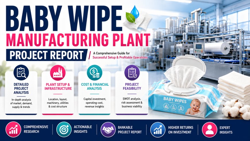 Baby Wipe Manufacturing Cost Report 2026: Plant Layout, Machinery and Raw Materials