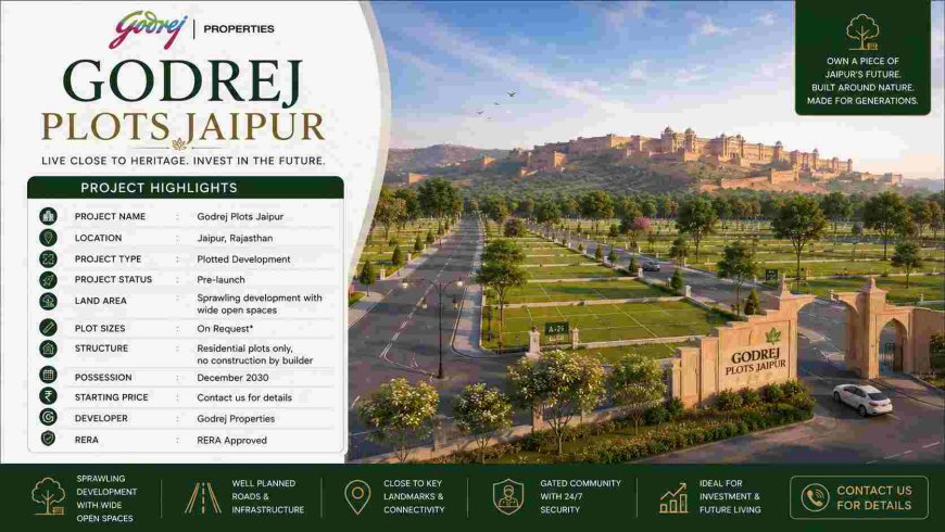 Godrej Plots Jaipur – Luxury Living with Open Green Spaces