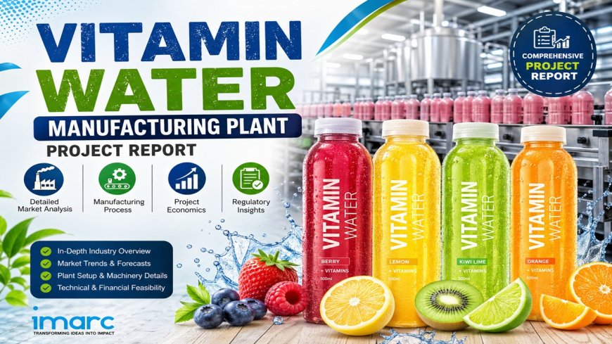 Vitamin Water Manufacturing Plant Report 2026: Machinery, Raw Materials, ROI & Setup Cost