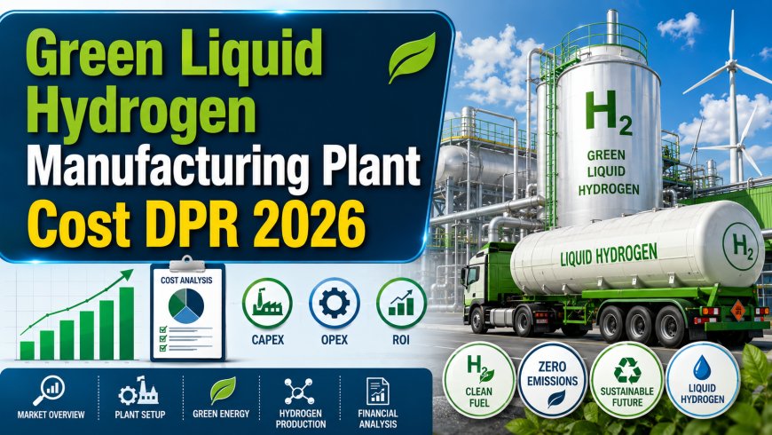 Green Liquid Hydrogen Manufacturing Plant DPR and Financial Model Report: ROI, IRR and Break-Even Analysis 2026