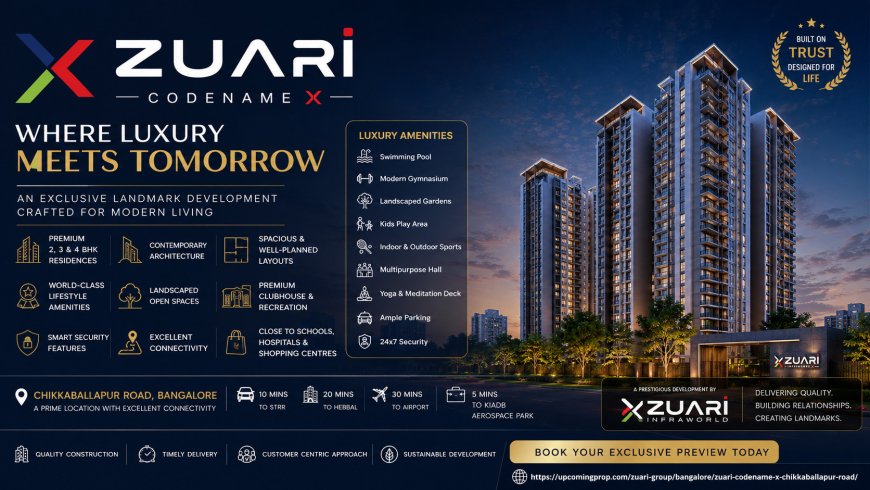 Zuari Codename X: Premium Homes for a Bright Future in Bangalore