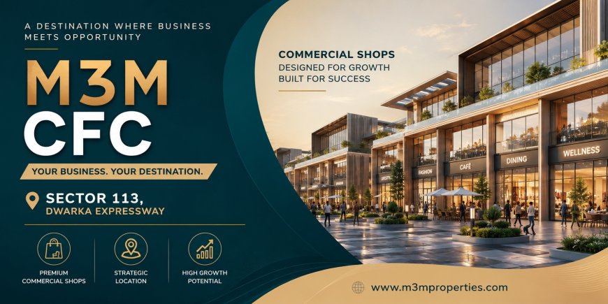 M3M CFC – The Next Generation Commercial Destination at Sector 113, Dwarka Expressway