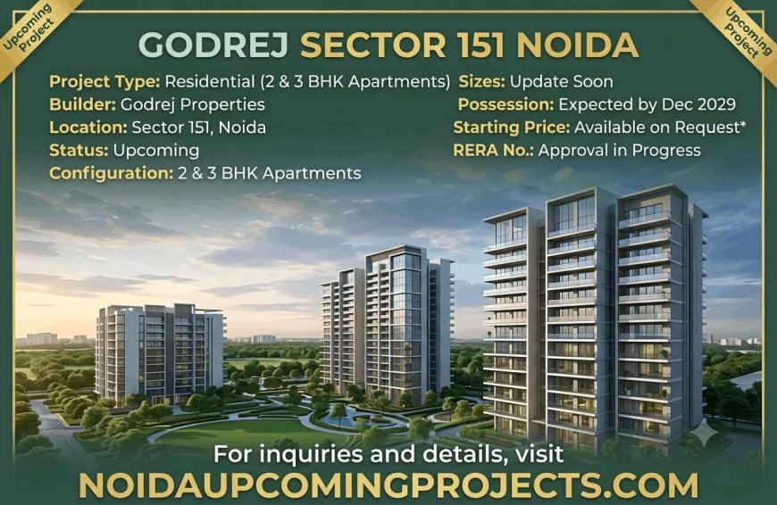 Godrej Sector 151 Noida | Luxury Apartments with World-Class Amenities