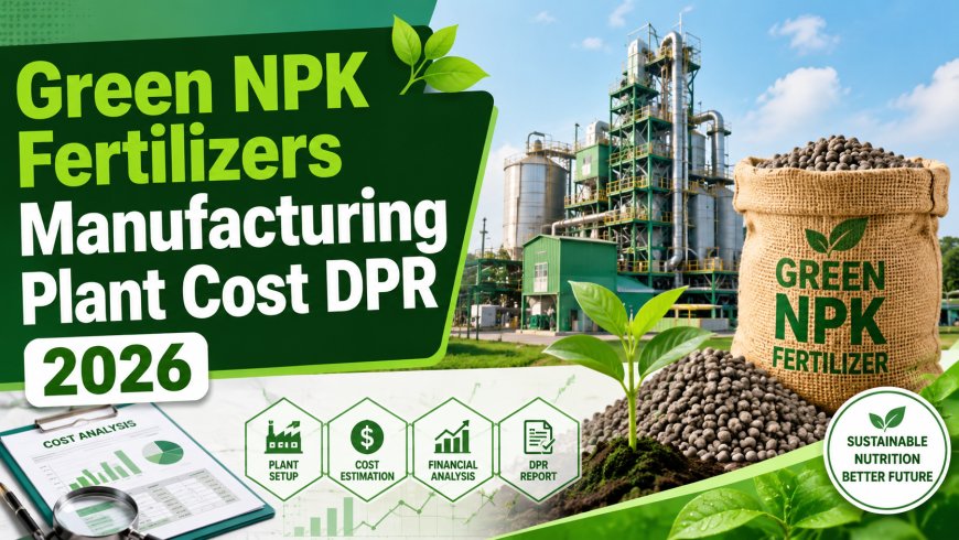 Green NPK Fertilizers Manufacturing Plant Unit DPR 2026: Cost Optimization, ROI Analysis and Production Planning