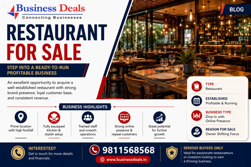 Restaurant for Sale: Smart Buyer's Guide for Success