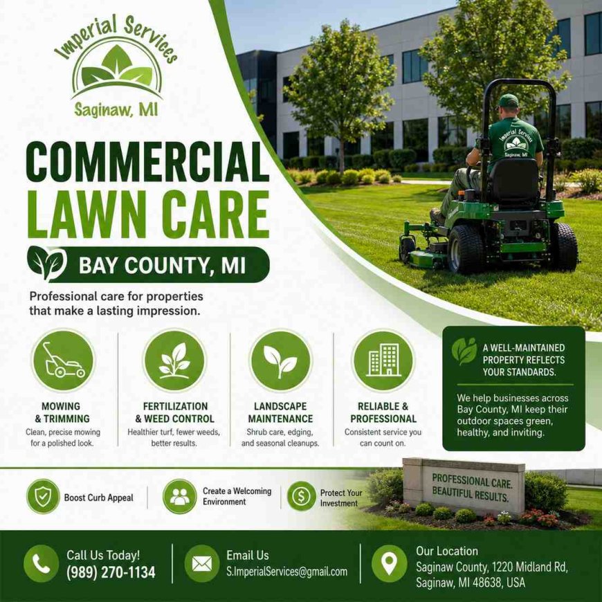 First Impressions Start at the Curb: Commercial Lawn Care Solutions for Saginaw Businesses