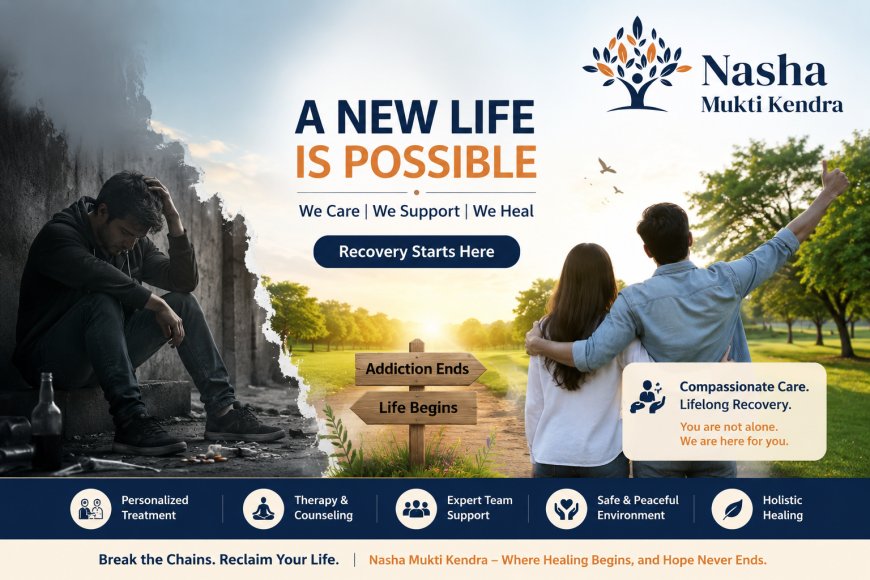 How a Nasha Mukti Kendra Provides Personalized Addiction Treatment