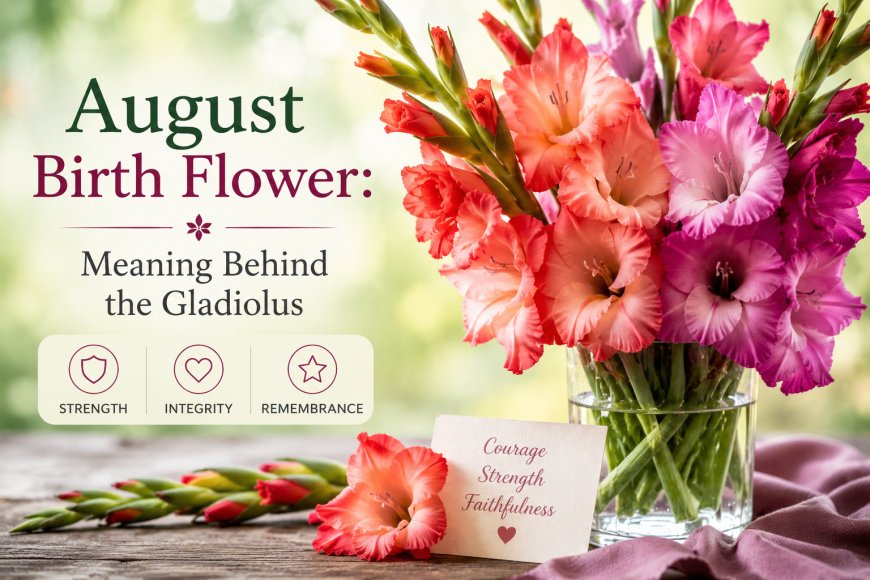 August Birth Flower: Meaning Behind the Gladiolus