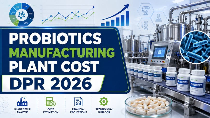 Probiotics Manufacturing Plant Cost DPR 2026: Financial Feasibility, Investment Planning and Capacity Assessment