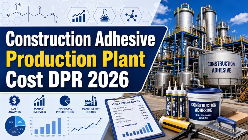 Construction Adhesive Production Plant Project Finance Report 2026: Break-Even Analysis, Capacity Utilization and Profit Forecast