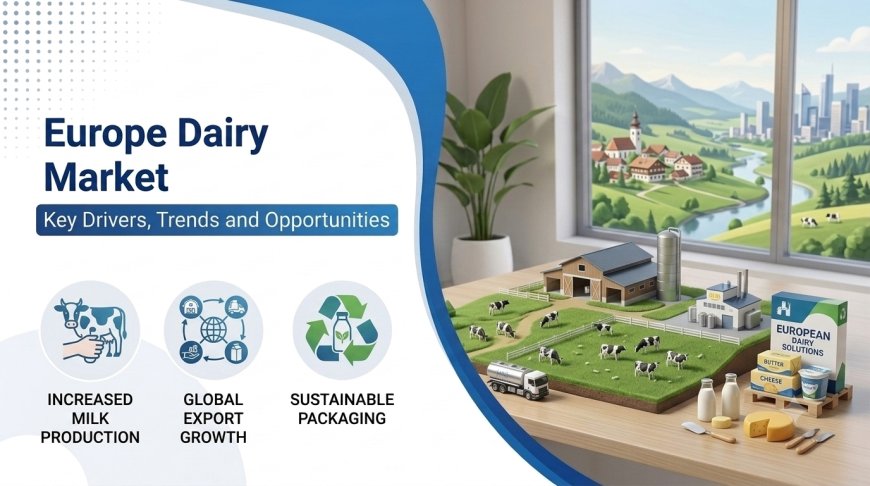 Europe Dairy Industry Trends Driving Innovation in Cheese, Yogurt, and Fresh Milk Consumption