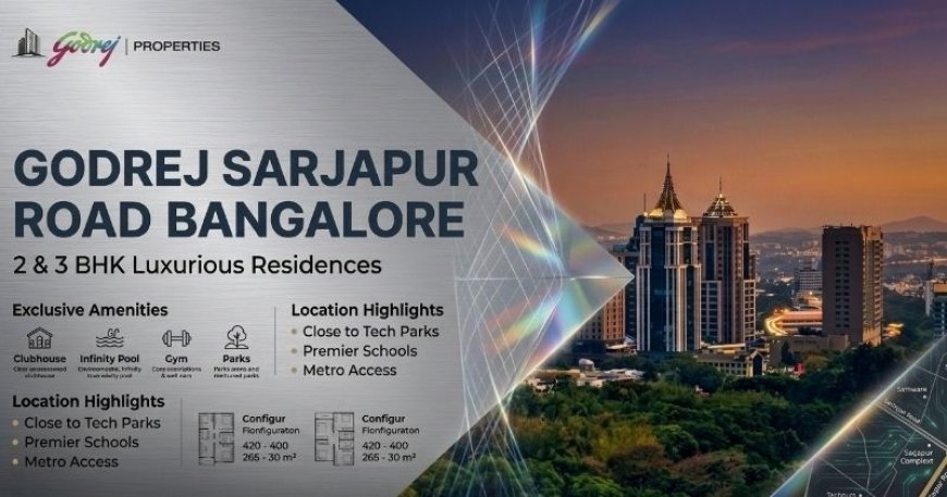 Godrej Sarjapur Road Bangalore: Elevating Urban Living