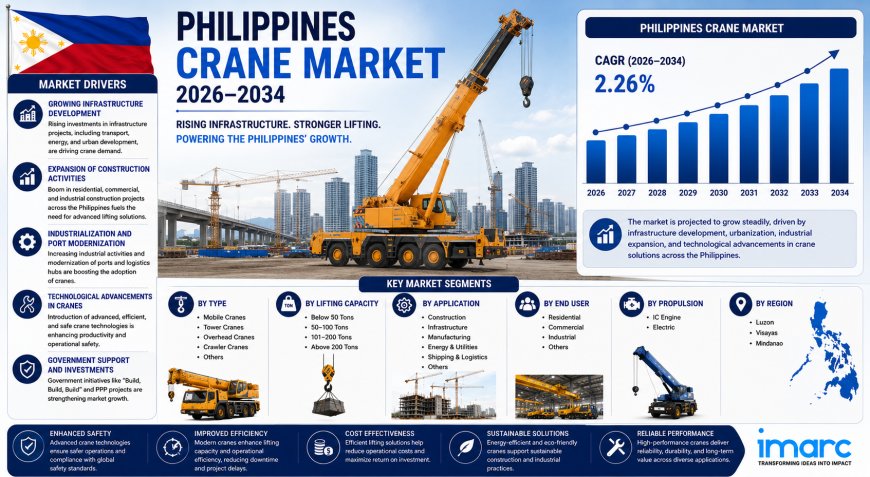 Philippines Crane Market 2026-2034: Industry Size, Share, Growth and Forecast Report