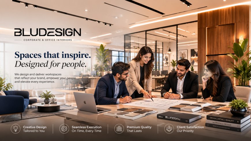 Why Businesses Choose Bludesign as Their Corporate Interior Design Company in India