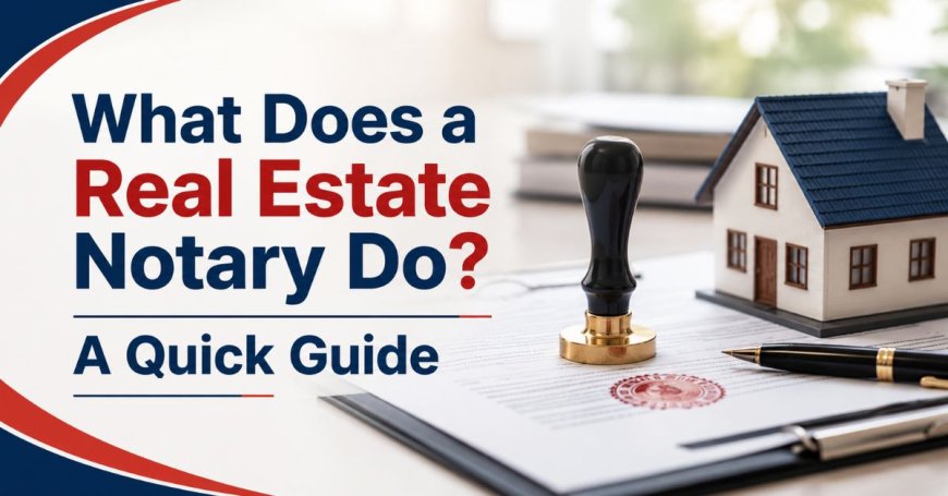 What Does a Real Estate Notary Do? A Quick Guide