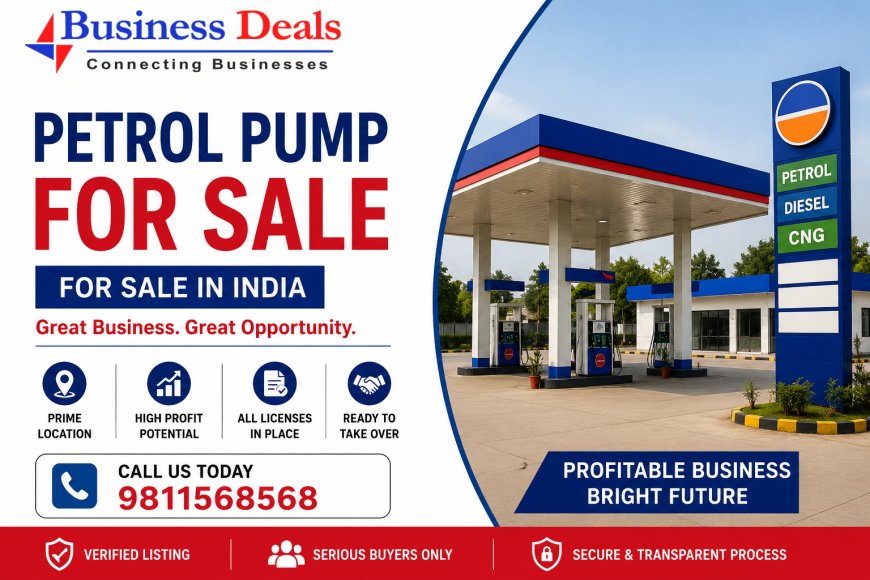 Petrol Pump For Sale in India | Buy a Running Petrol Pump