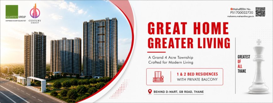 Green Square Thane | 1 & 2 BHK Flats on Ghodbunder Road