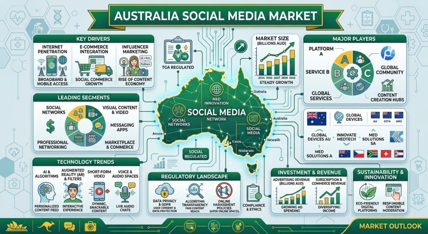 Australia Social Media Market Projected to Reach USD 7.5 Billion by 2034