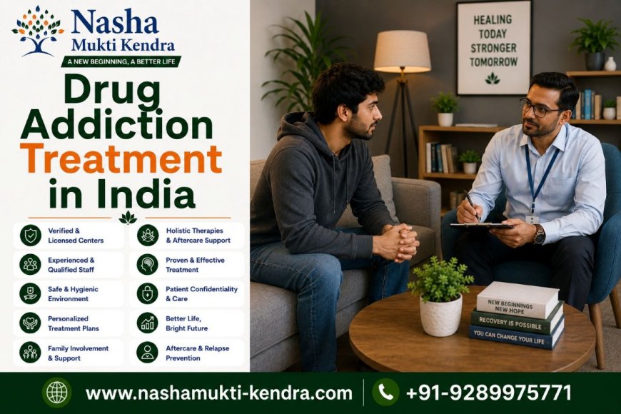 Drug Addiction Treatment in India | Trusted Recovery Care Center