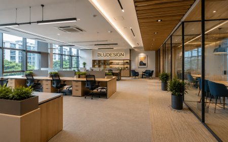 Trust Bludesign for Bold Industrial Office Interior Design Projects