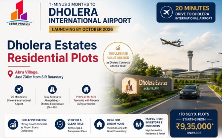 Dholera Estates vs. GIFT City: Why Periphery Plots Offer High Upside in 2026