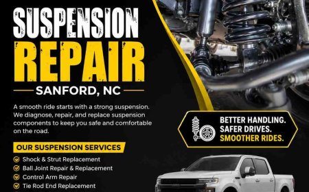 Don't Ignore That Clunk: Suspension Repair Guide for Sanford, NC Drivers