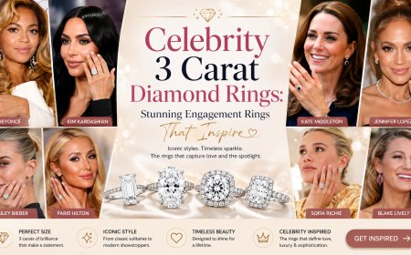 Celebrity-Inspired 3 Carat Diamond Rings: Iconic Styles, Shapes & Luxury Looks