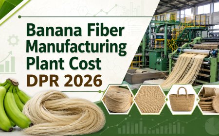 Banana Fiber Manufacturing Project Report 2026: Detailed DPR, Financial Feasibility and Investment Planning