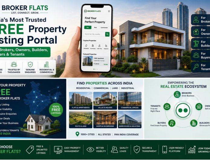 Broker Flats – India's Most Trusted FREE Property Listing Portal
