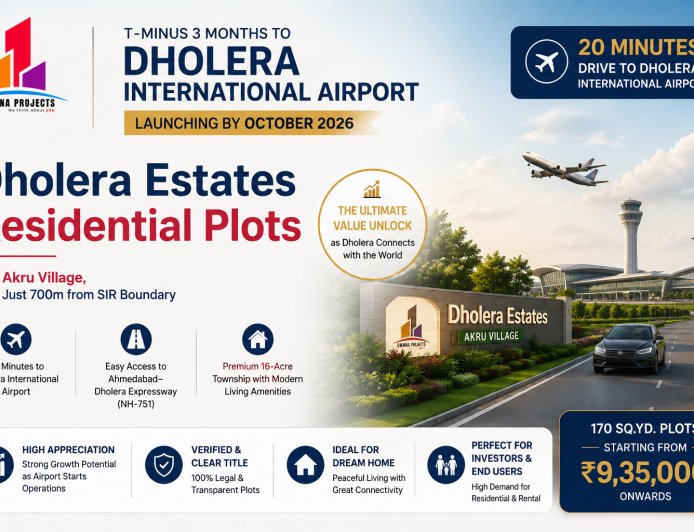 Dholera Estates vs. GIFT City: Why Periphery Plots Offer High Upside in 2026