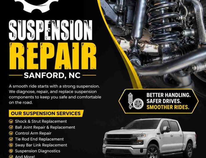 Don't Ignore That Clunk: Suspension Repair Guide for Sanford, NC Drivers