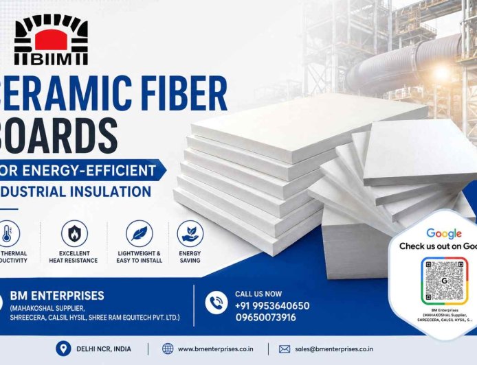 Ceramic Fiber Boards for Energy-Efficient Industrial Insulation
