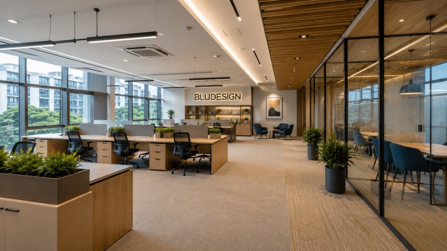 Trust Bludesign for Bold Industrial Office Interior Design Projects