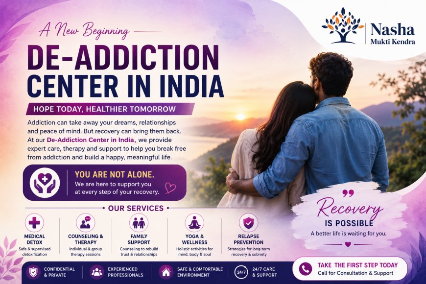 De-Addiction Center in India: A Complete Guide to Alcohol and Drug Addiction Treatment
