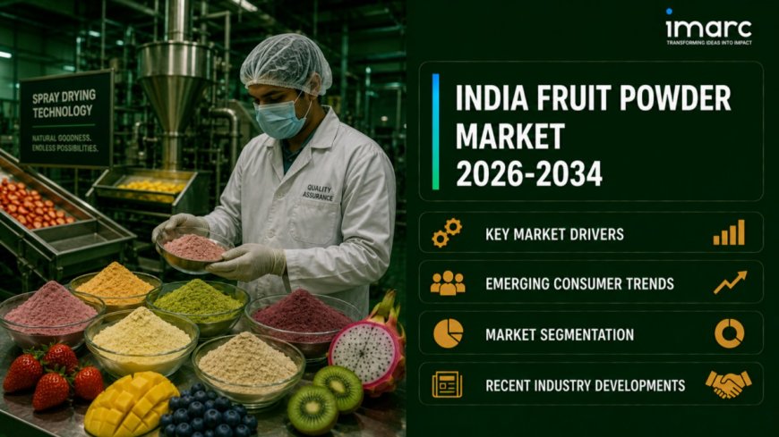 India Fruit Powder Market Size, Share, Industry Expansion and Analysis Report 2026-2034