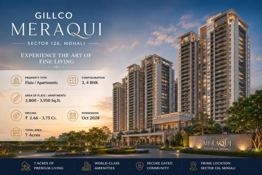 Gillco Meraqui: Importance of Location in Buying Premium Apartments in Mohali