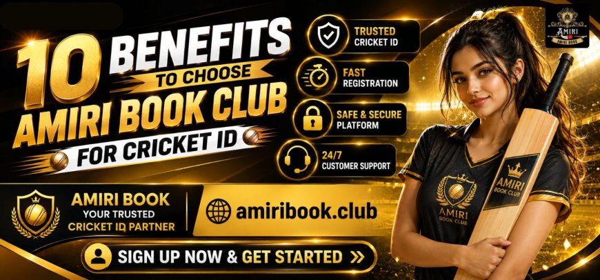 10 Benefits to Choose Amiri Book Club for Cricket ID