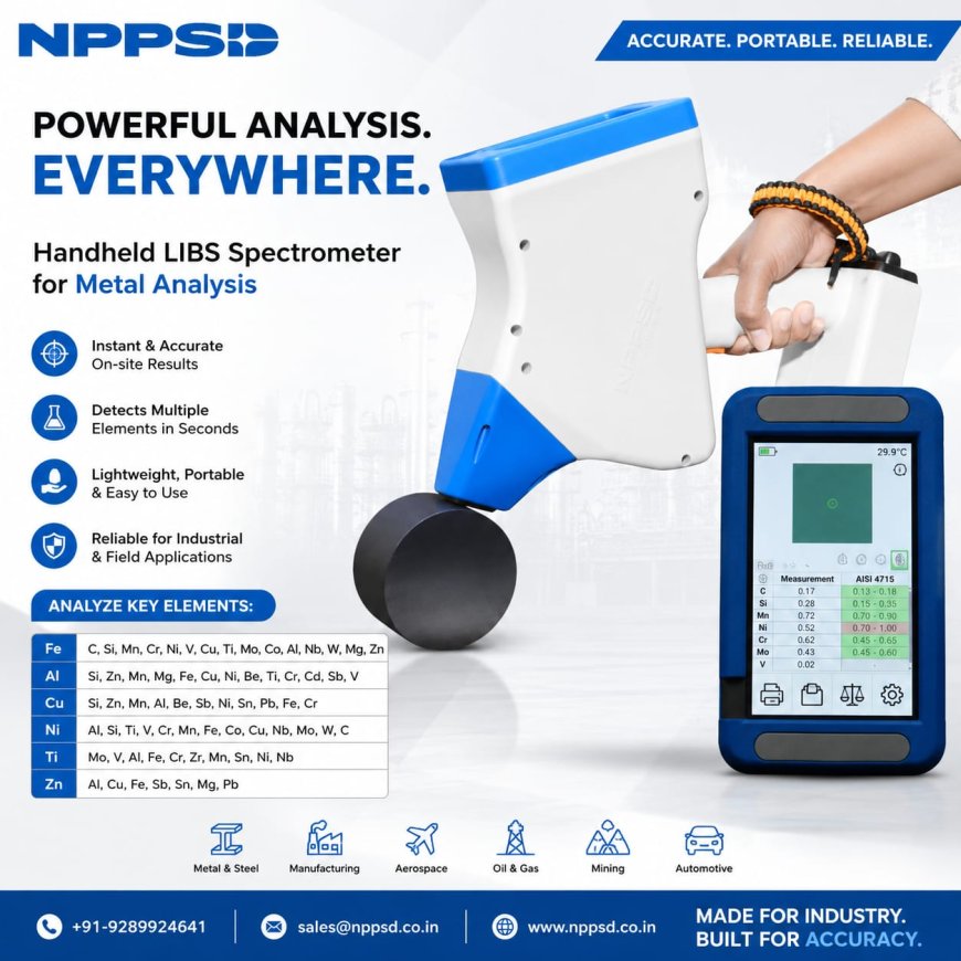 Portable LIBS Spectrometer LIS-02, Carbon detection spectrometer
