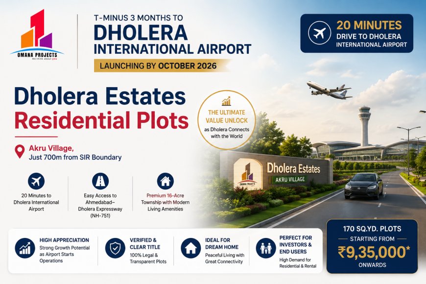 Dholera Estates vs. GIFT City: Why Periphery Plots Offer High Upside in 2026