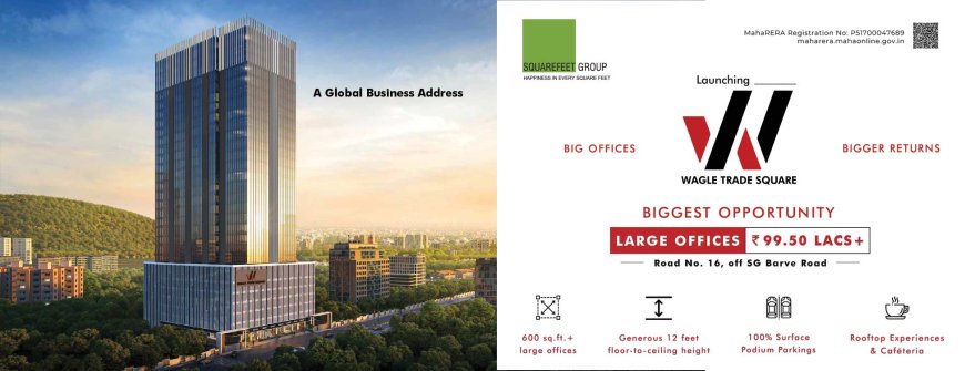 Wagle Trade Square Thane West – Commercial Offices for Sale
