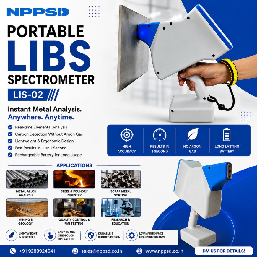 Portable LIBS Spectrometer LIS-02, Carbon detection spectrometer