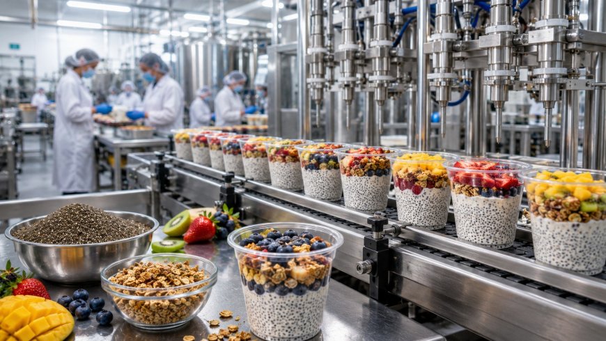 Chia Seed Pudding Cups Manufacturing Plant Setup Report 2026: Cost Structure, Machinery Requirements, and Raw Materials